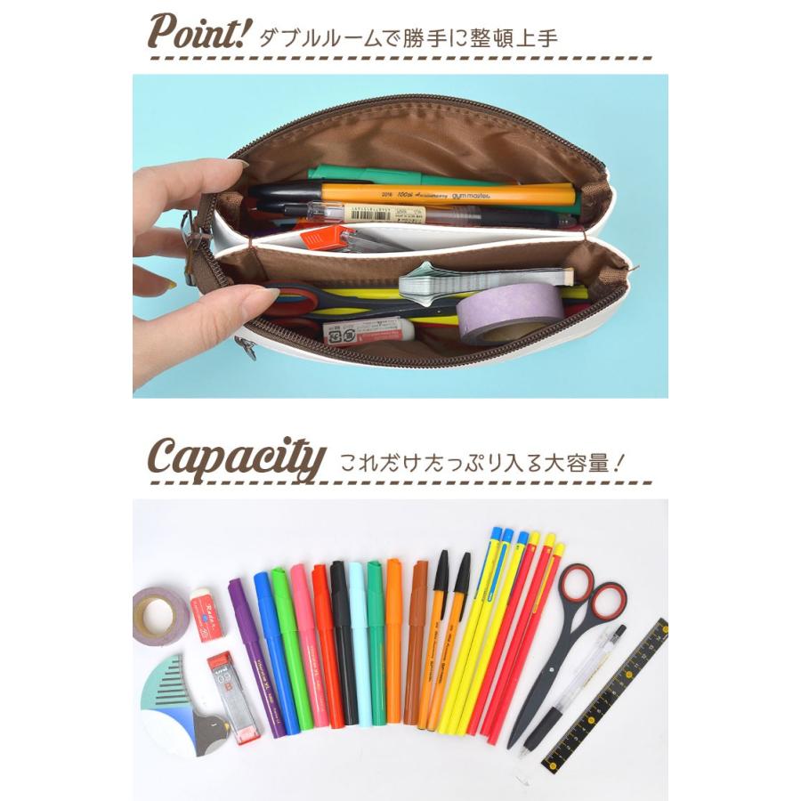 ペンケース いーすとけん かわいい 筆箱 中学生 通学 2ルーム 高校生 ペンポーチ 合皮 柴犬 Yeastken 三角3ポケットペンケース 大容量 Hauhau 通販 Paypayモール