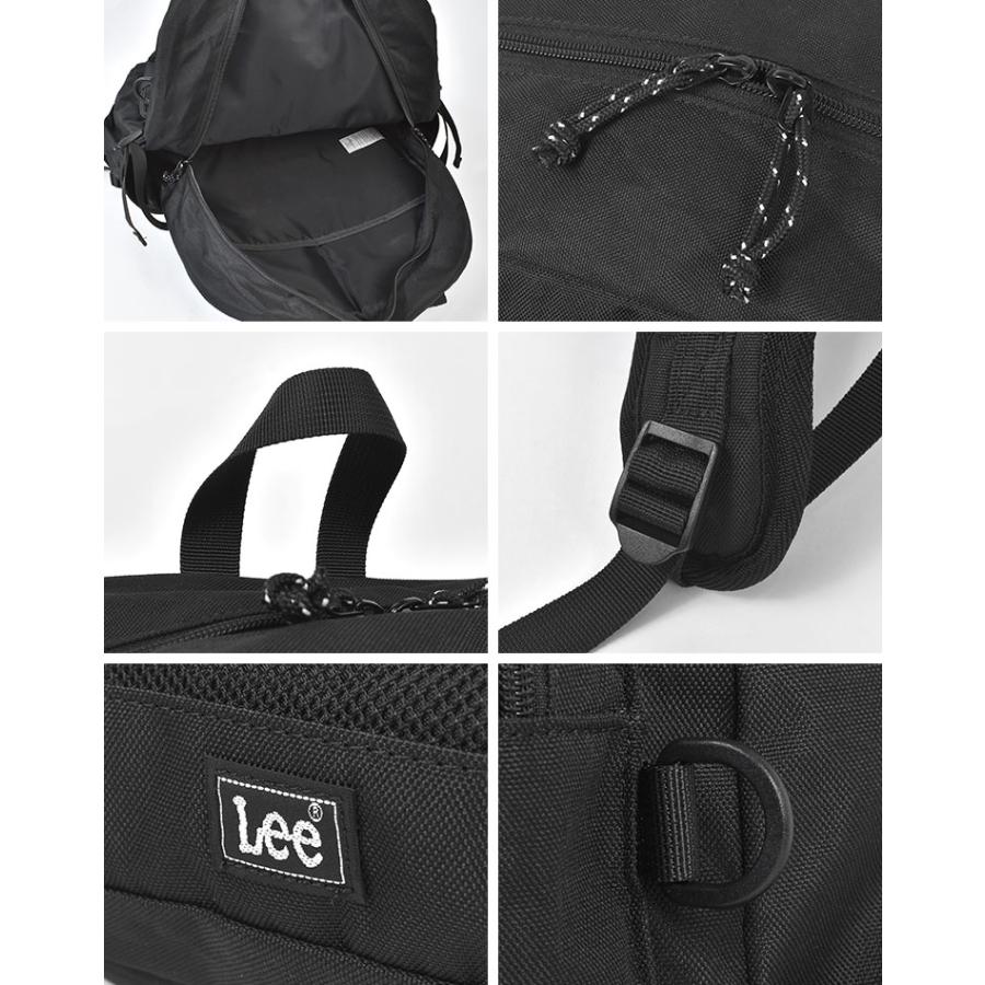 Lee（リー） リュック 大容量 通学 黒 31L レディース 軽量 メンズ