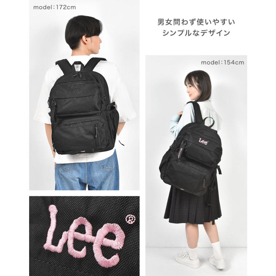 Lee（リー） リュック 大容量 通学 黒 31L レディース 軽量 メンズ