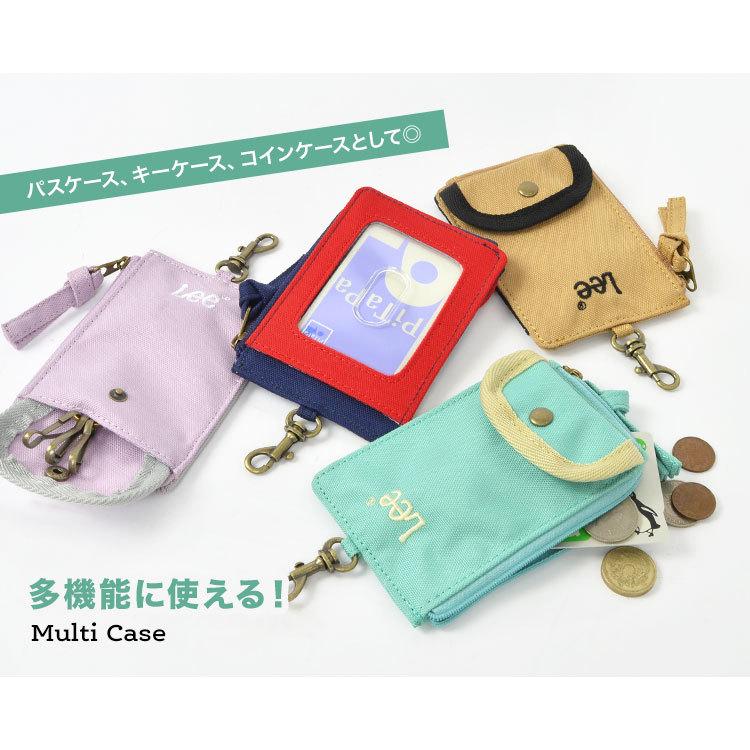 キーケース 小銭入れ 定期入れ キッズ Lee リー 撥水 パスケース コインケース 小物入れ 多機能 ポーチ リール付き 鍵入れ ランドセル おしゃれ かわいい Lee Hauhau 通販 Yahoo ショッピング