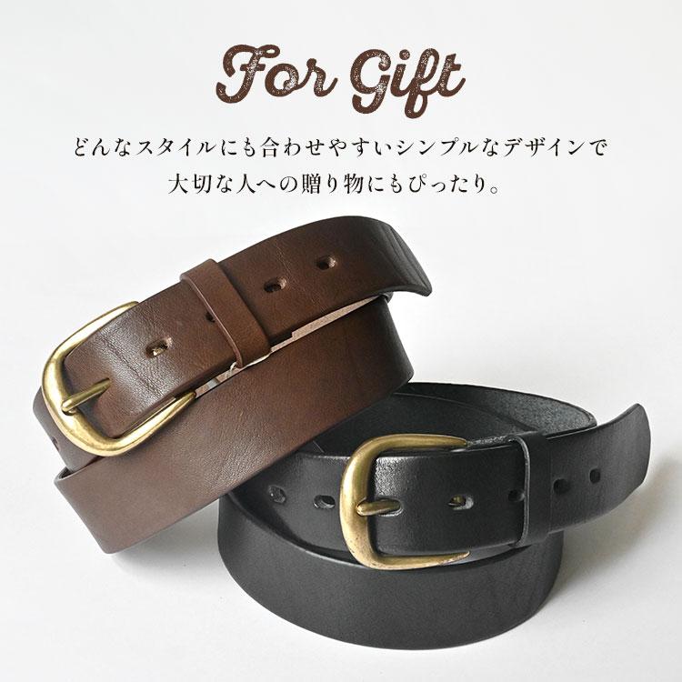 Lee（リー） レザーベルト ベルト メンズ 本革 牛革 日本製 34インチ