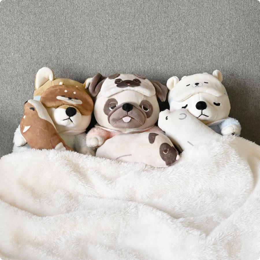 LivHeart（りぶはあと） ぬいぐるみ お座り抱きまくら Sサイズ ねむ