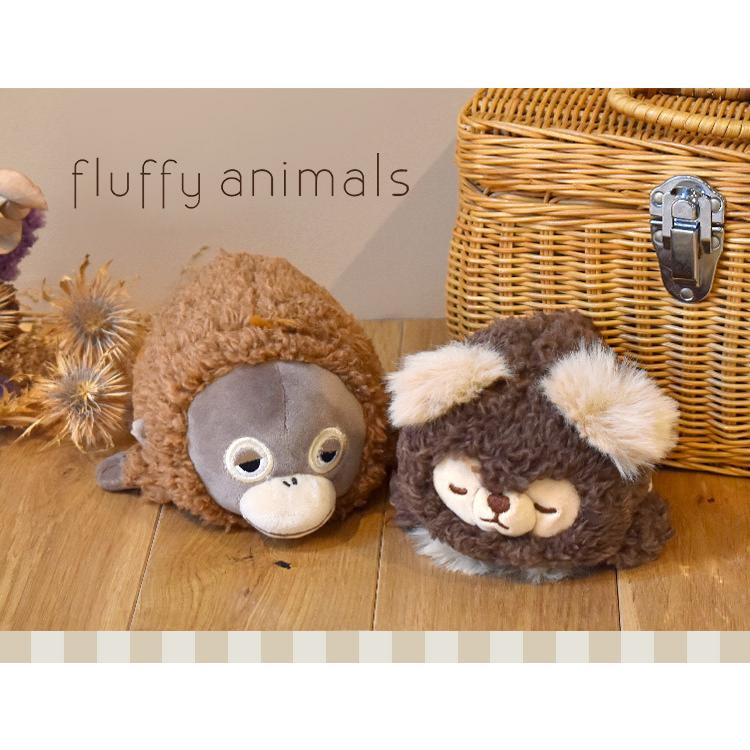 マスコット フラッフィーアニマルズ ぬいぐるみ アニマル 手に乗るサイズ かわいい 小さめ ぬい撮り キャラクター 女の子 ふわふわ クマ モコ オラウータン Lib Fluffy Mc Hauhau 通販 Yahoo ショッピング