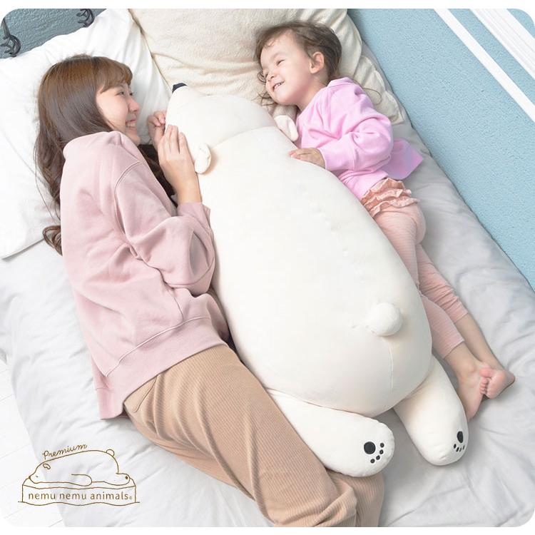 抱き枕 ぬいぐるみ 大きい ねむねむアニマルズ 特大 抱きまくら クッション BIG ビッグサイズ かわいい 巨大 寝具 昼寝 添い寝 やわらかい もちもち 枕 子供 子供部屋 誕生日 クリスマス プレゼント ギフト 可愛い 子ども 動物 ぬいぐるみ ねむねむアニマルズ 特大 抱きまくら BIGサイズ