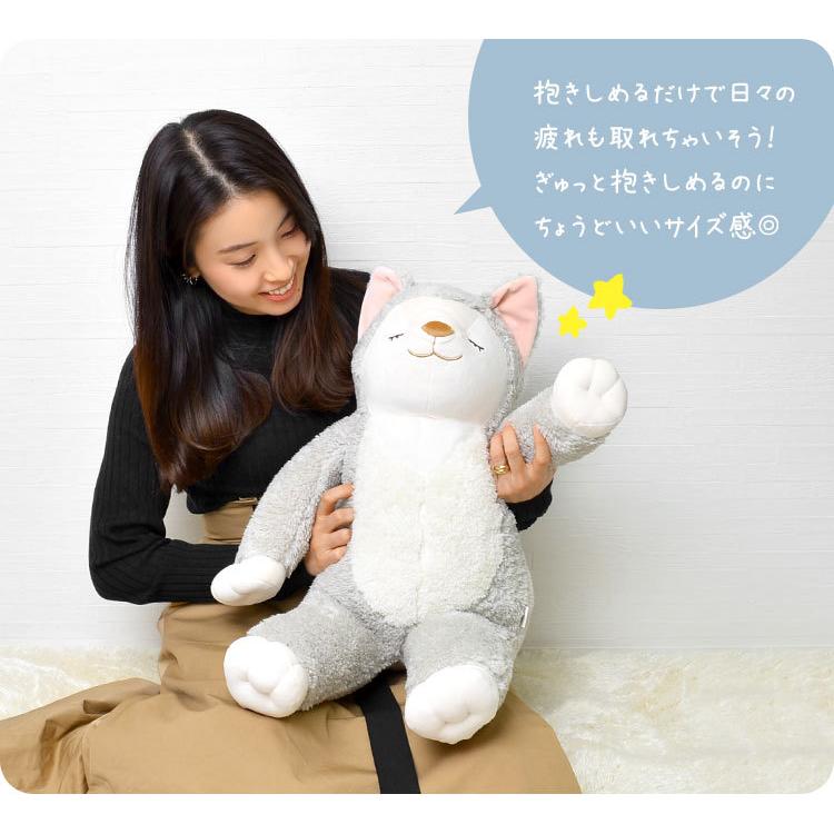 希少 ぬいぐるみ 大きい おおかみのハニー 動物 オオカミ 狼 ふわふわ 大きめ L もちもち アニマル 抱き枕 抱きまくら かわいい 誕生日 プレゼント Materialworldblog Com