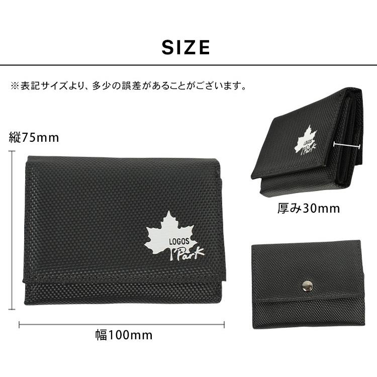 LOGOS 三つ折り財布LOGOSPark 財布 ミニ財布 メンズ ロゴ