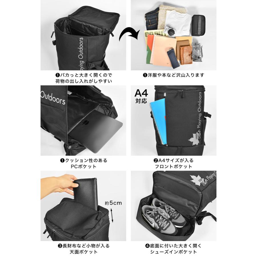LOGOS（ロゴス） リュック メンズ レディース 大容量 通勤 通学