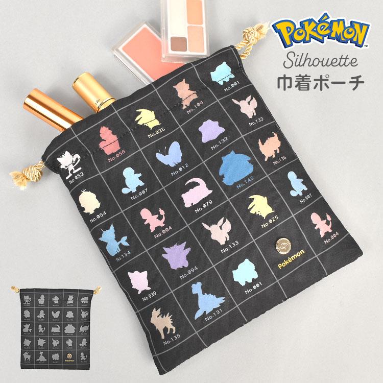 Pokemon（ポケモン） 巾着 ポーチ 小物入れ 巾着ポーチ キャラクター