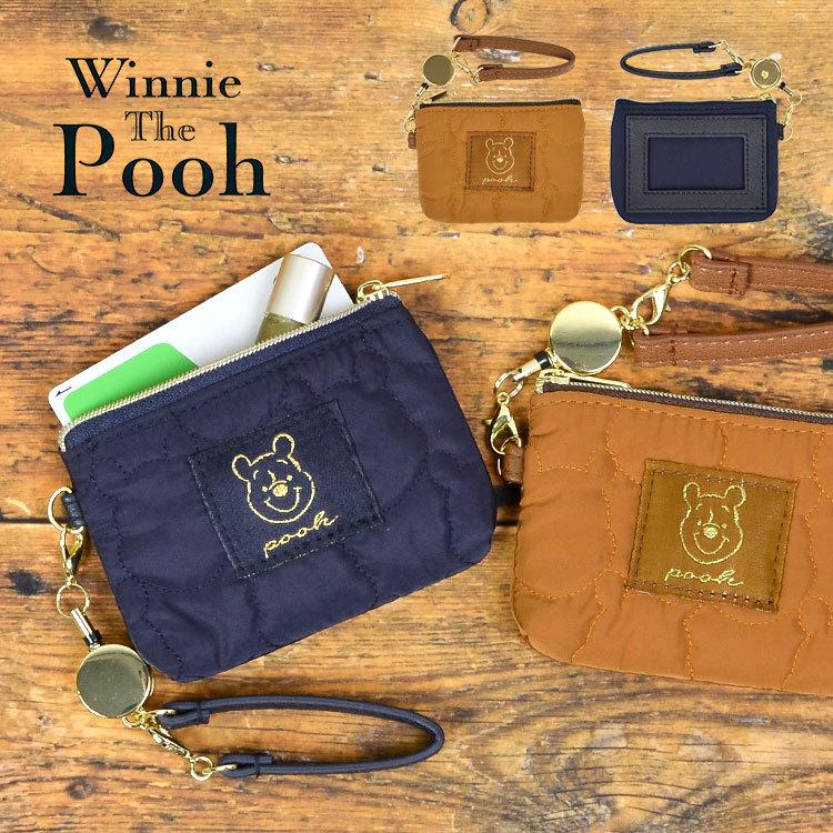パスケース くまのプーさん 定期入れ リール付き おしゃれ Disney キルティング ポケット付き 小銭いれ 通勤 通学 伸びる ディズニー レディース 軽い 薄い Mari Mdkp 005 Hauhau 通販 Yahoo ショッピング