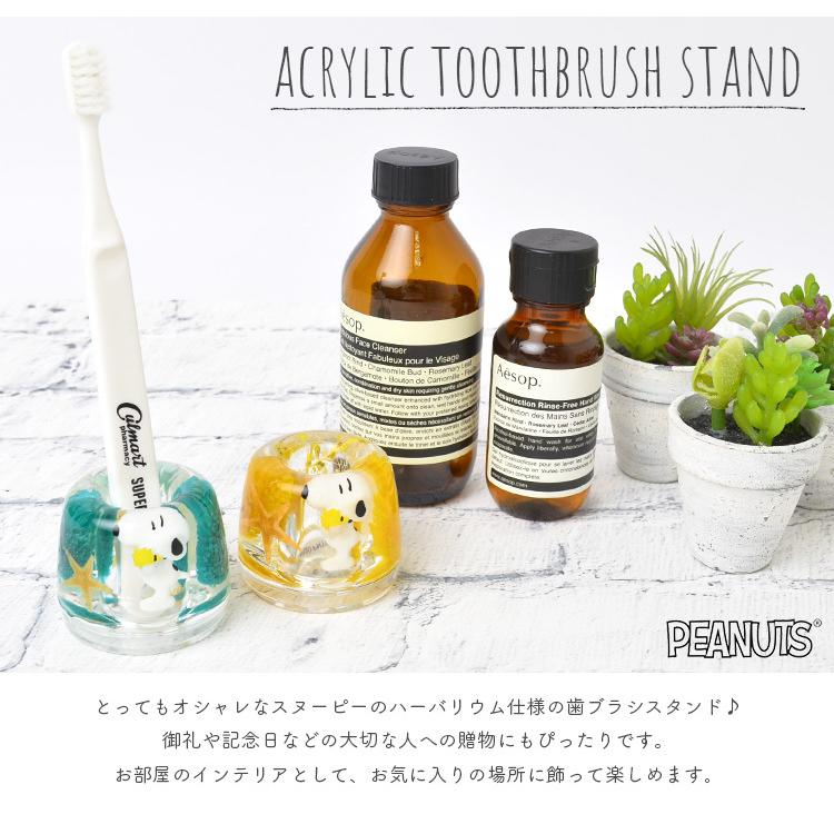 歯ブラシスタンド おしゃれ かわいい 一人暮らし スヌーピー 歯ブラシ置き 歯ブラシホルダー ペンスタンド 1本 印鑑 スタンド ハーバリウム 洗面所 Hauhau 通販 Paypayモール