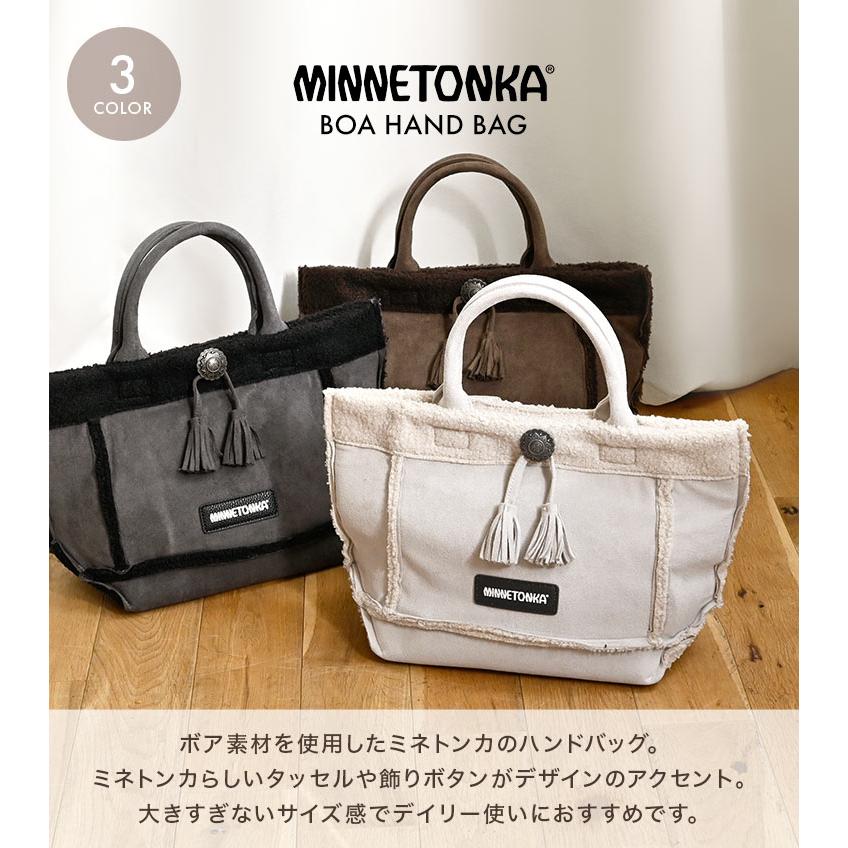 Minnetonka（ミネトンカ） ハンドバッグ ボア トートバッグ レディース 