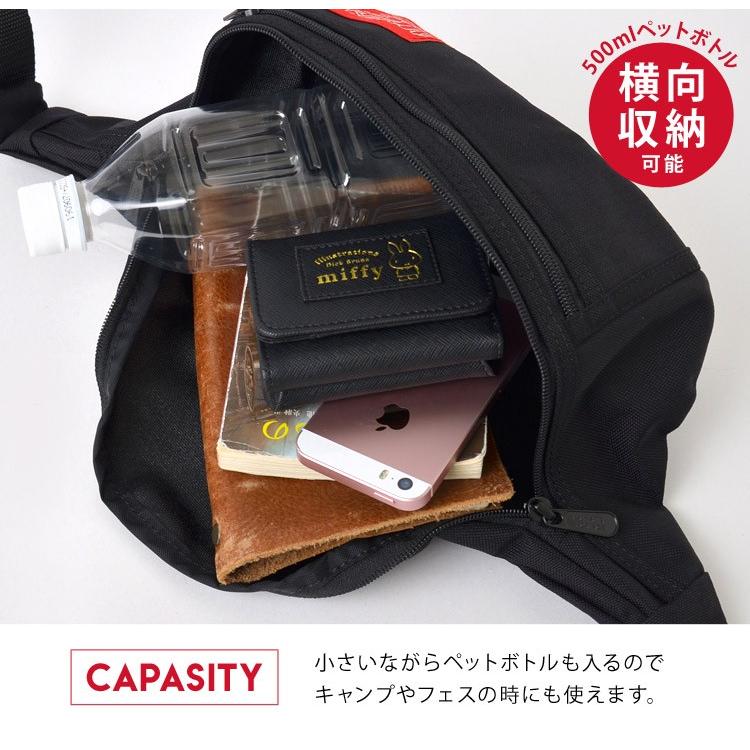 ボディバッグ Manhattan Portage メンズ マンハッタンポーテージ レディース 黒 ウエストポーチ コーデュラ ナイロン 小さめ 斜めが掛け｜hauhau｜08