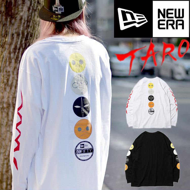 Newera 岡本太郎 コラボレーション Tシャツ 長袖 レディース メンズ コットン 太陽の塔 おしゃれ かわいい かっこいい アパレル ブランド シンプル 正規代理店 Hauhau 通販 Paypayモール