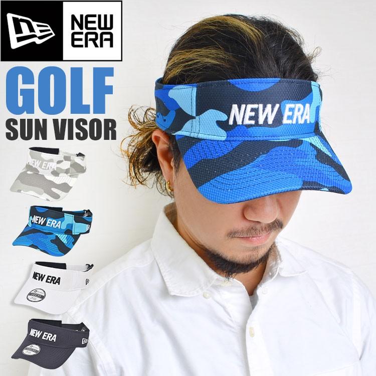 サンバイザー ゴルフ メンズ New Era ニューエラ ゴルフ レディース 帽子 Upf50 吸汗速乾 軽量 通気性 バイザー 無地 白 紺 迷彩 青 おしゃれ ゴルフ用品 Hauhau 通販 Paypayモール