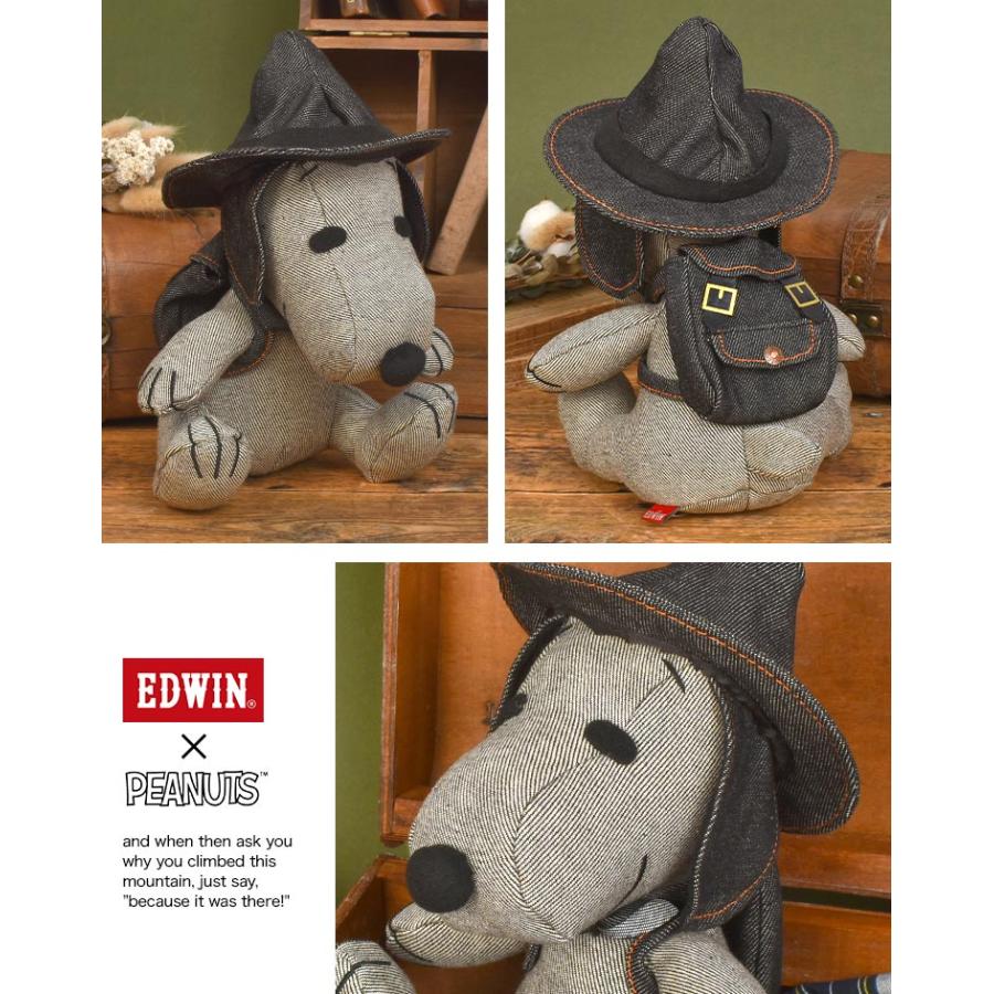 EDWIN ぬいぐるみ スヌーピー デニム ビーグルスカウト EDWIN ぬいぐるみ スヌーピー デニム ビーグルスカウト