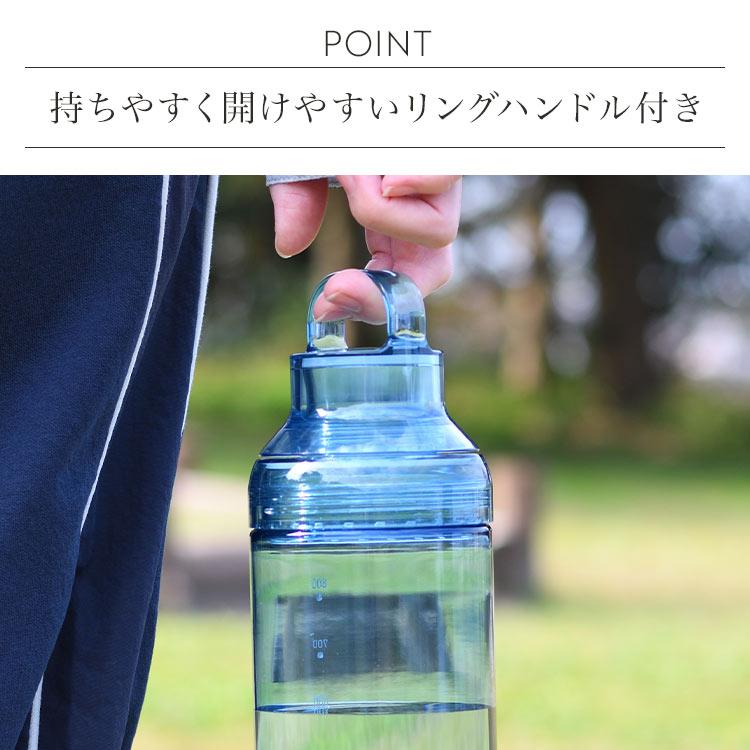 OSK（オーエスケー） ウォーターボトル 1リットル LIPPY 1000ml 目盛り 