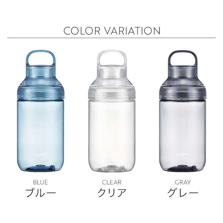 ウォーターボトル 目盛り 700ml LIPPY クリアボトル 水筒 透明 耐熱 直飲み おしゃれ かわいい 軽い 洗いやすい | OSK | 13