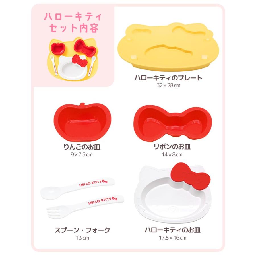 OSK 子供 食器セット 食洗機対応 プレートセット ハローキティ OSK 子供 食器セット 食洗機対応 プレートセット ハローキティ
