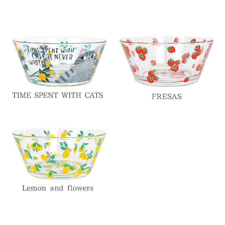 Sale 81 Off ボウル ガラス お皿 サラダボウル おしゃれ 食器 フルーツ ヨーグルト 入れ物 猫グッズ サバトラ イラスト レモン 苺 ストロベリー Discoversvg Com