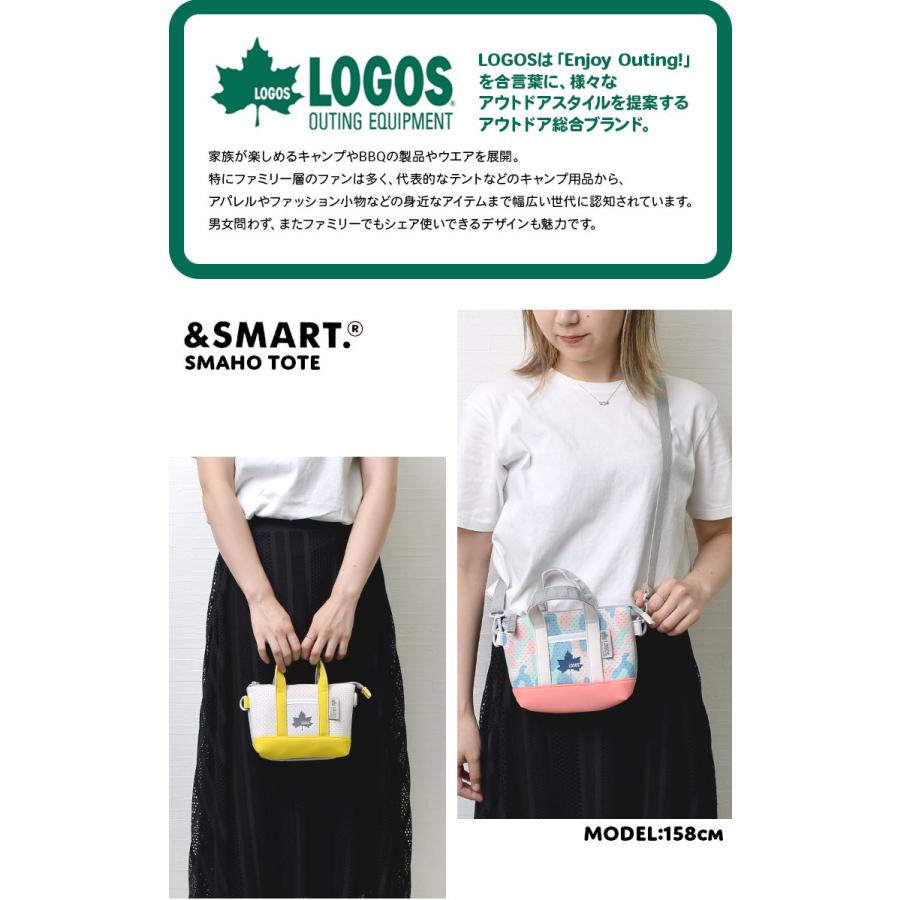 スマホポーチ かわいい トートバッグ 入れたまま操作ok Logos クリアポケット ショルダーバッグ ロゴス ポシェット 可愛い Hauhau 通販 Paypayモール