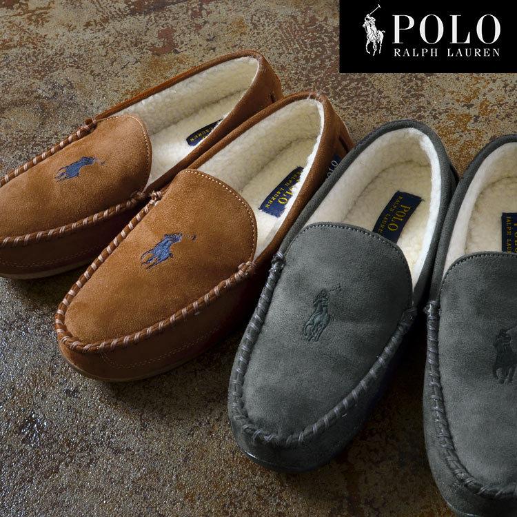モカシン メンズ ボア ファー モカシンシューズ Polo Ralph Lauren ポロラルフローレン ブランド 冬 秋 冬用 暖か 防寒 スエード スリッポン おしゃれ シンプル Rl Declan Hauhau 通販 Yahoo ショッピング