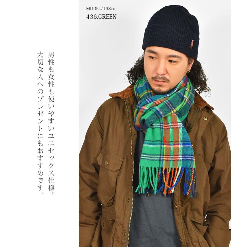 マフラー チェック ポロラルフローレン POLO RALPH LAUREN メンズ