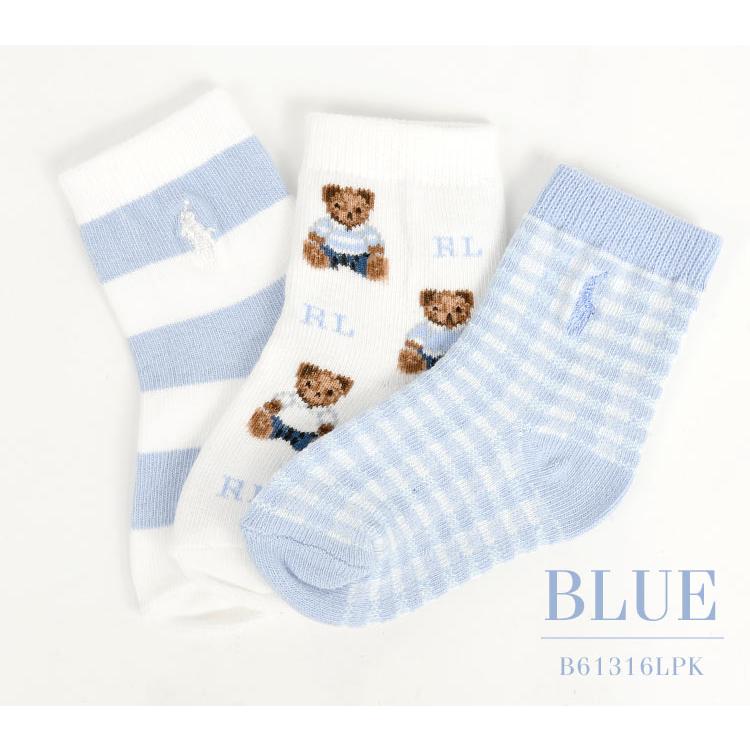 POLO RALPH LAUREN ベビーソックス 3足セット ポロ 靴下 ラルフ