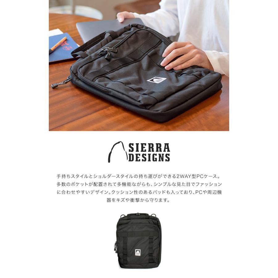 パソコンケース SIERRA DESIGNS 13インチ 14インチ シェラデザイン ショルダーバッグ PCケース タブレットケース ノートパソコン トートバッグ 2WAY おしゃれ｜hauhau｜03