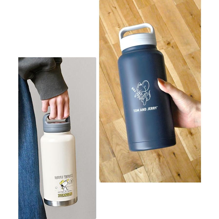 SNOOPY 水筒 スヌーピー トムとジェリー 1l 持ち手 ハンドル付き