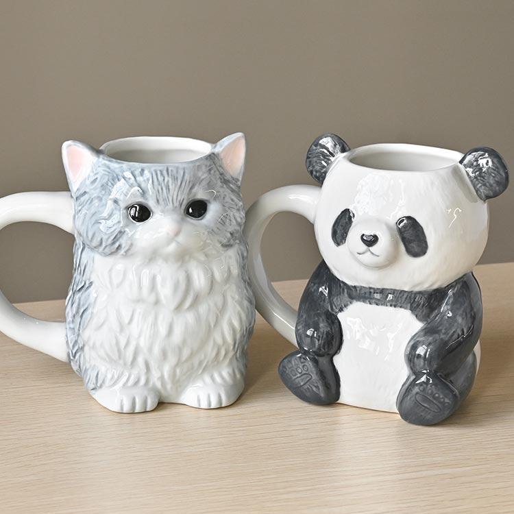マグカップ ビションフリーゼ マグ 340ml 犬 動物 グッズ ダイカット