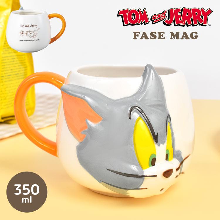 サンアート マグカップ トムとジェリー グッズ トム フェイスマグ