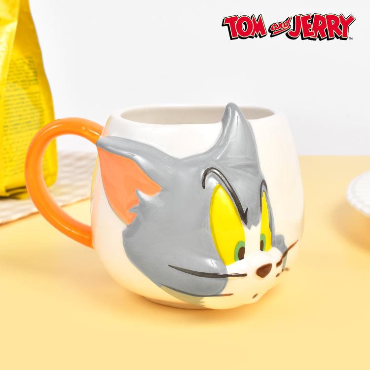 サンアート マグカップ トムとジェリー グッズ トム フェイスマグ