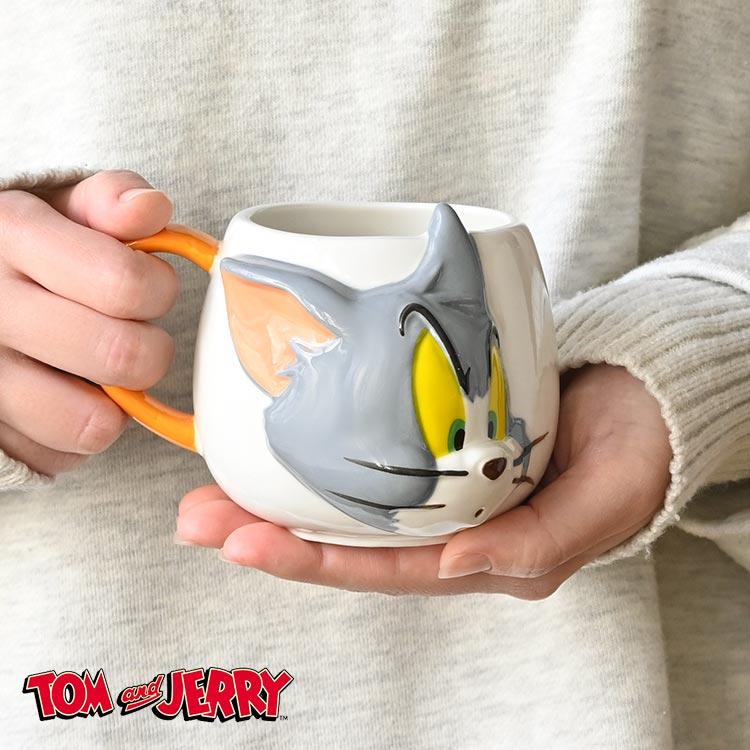 サンアート マグカップ トムとジェリー グッズ トム フェイスマグ