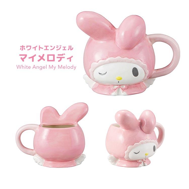 サンリオ　マイメロディ　陶器製　フェイス型マグカップ sanrio（サンリオ） マグカップ クロミ マイメロ フェイスマグ 50周年