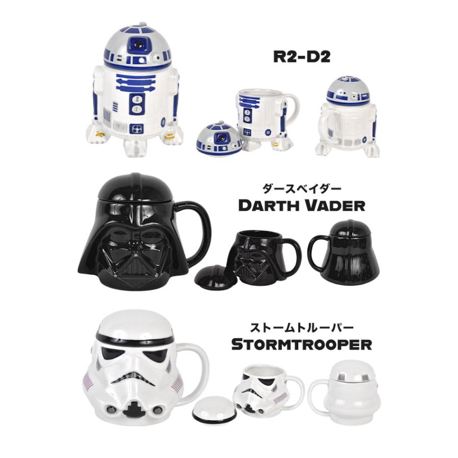 STAR WARS（スター・ウォーズ） マグカップ 蓋付き 3Dマグカップ R2-D2
