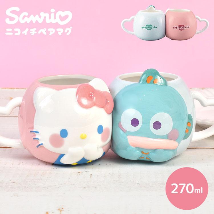 sanrio（サンリオ） ペアマグカップ ハローキティ ハンギョドン 2個