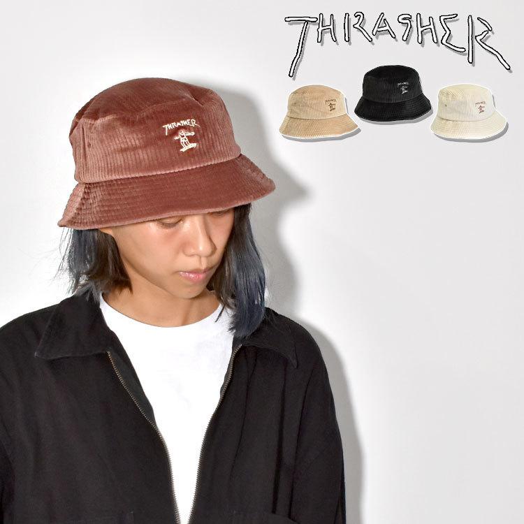 Thrasher スラッシャー バケットハット レディース メンズ 帽子 58cm コーデュロイ ベロア バケハ おしゃれ かっこいい ブランド スケーター バケツハット 秋 冬 Hauhau 通販 Paypayモール