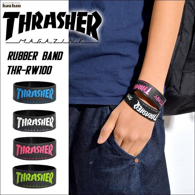 ラバーバンド ラババン Thrasher スラッシャー Thrrw100 ライブ フェス ブレスレット スケーター メンズ レディース 小物 Thr Rw100 Hauhau 通販 Yahoo ショッピング