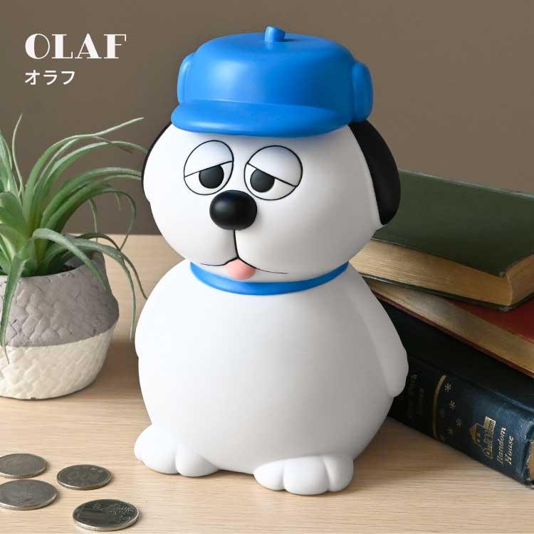 SNOOPY（スヌーピー） 貯金箱 オラフ コインバンク ソフビバンク