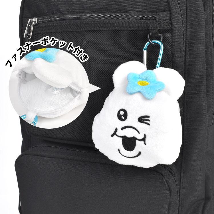 おぱんちゅうさぎ んぽちゃむ カラビナ付き ぬいぐるみ ファスナー