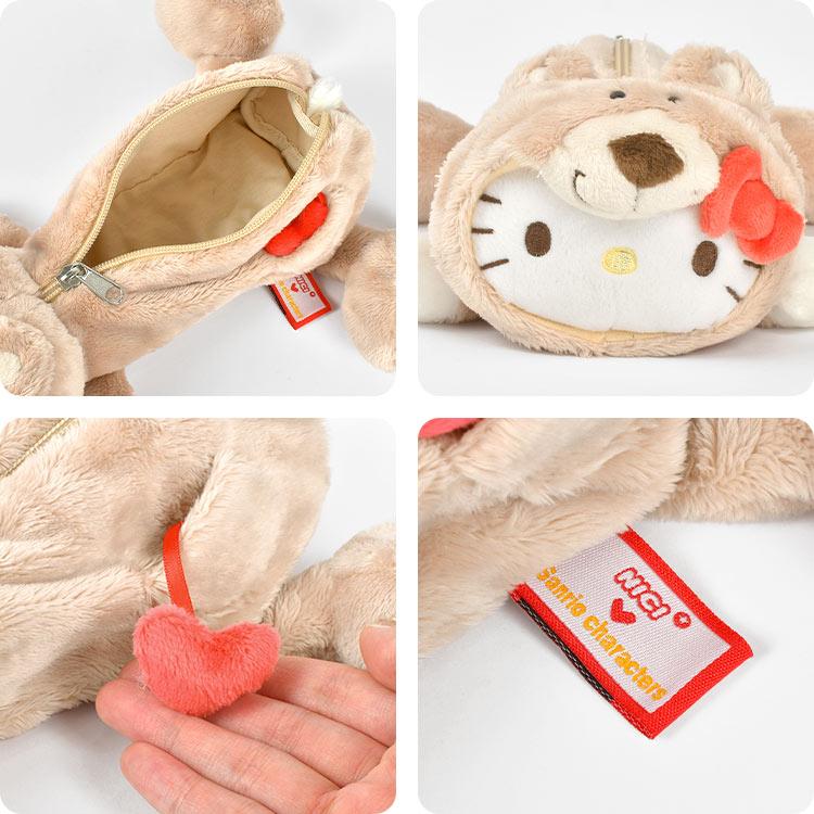 ハローキティ NICI コラボ　限定ぬいぐるみ　ポーチ　ペンケース　３点セット nici ぬいぐるみペンケース サンリオ Sanrio NICI ニキ コラボ