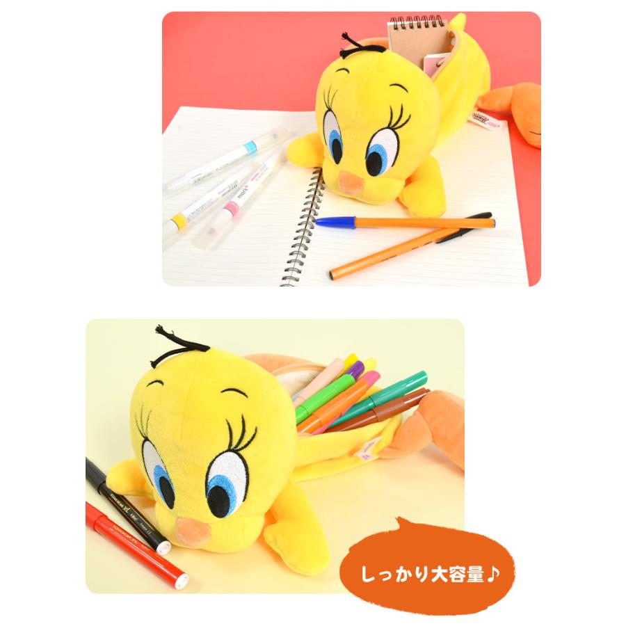 nici（ニキ） ペンケース ぬいぐるみ トゥイーティー ポーチ 高校生