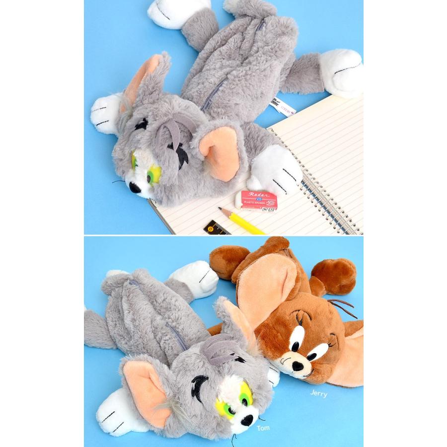 ペンケース 高校生 ぬいぐるみ フィギュア ポーチ NICI ニキ トム＆ジェリー 動物 大容量 ペンポーチ おしゃれ 小学生 中学生 メイクポーチ 小物入れ | nici | 05