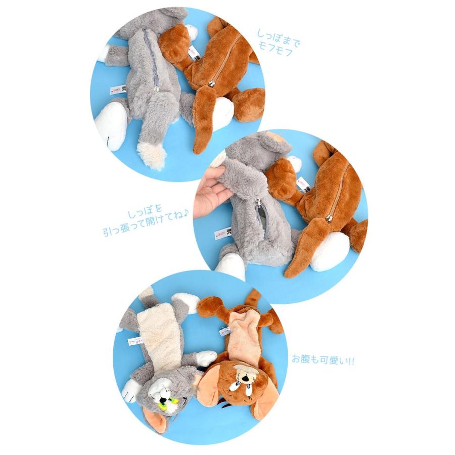 ペンケース 高校生 ぬいぐるみ フィギュア ポーチ NICI ニキ トム＆ジェリー 動物 大容量 ペンポーチ おしゃれ 小学生 中学生 メイクポーチ 小物入れ | nici | 06