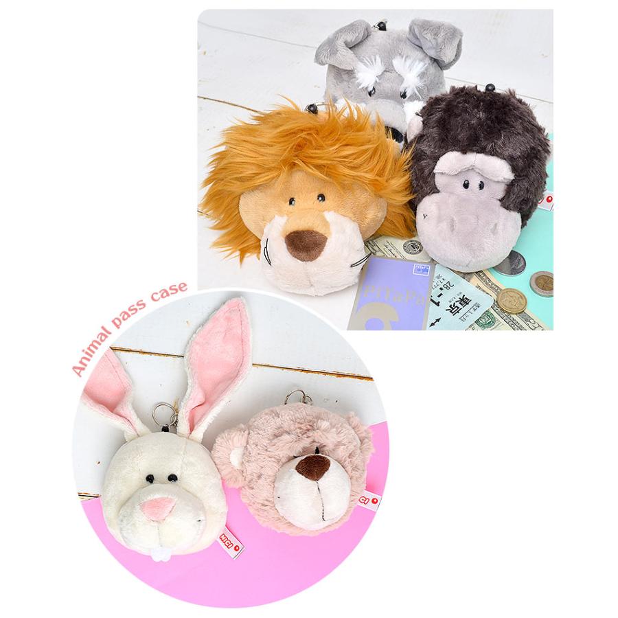 ぬいぐるみパスケース リール付き 定期入れ NICI ニキ 通学 高校生 中学生 小学生 キッズ 女の子 男の子 パスポーチ かわいい  伸びる 通勤 ひつじのショーン | nici | 08