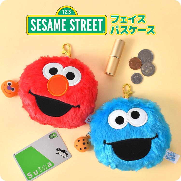SESAME STREET（セサミストリート） フェイスパスケース エルモ