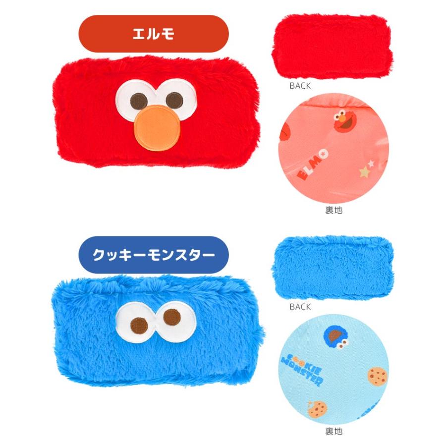 レア美品 エルモ ぬいぐるみ携帯ケース セサミストリート】ぬいぐるみペンケース（エルモ）5601
