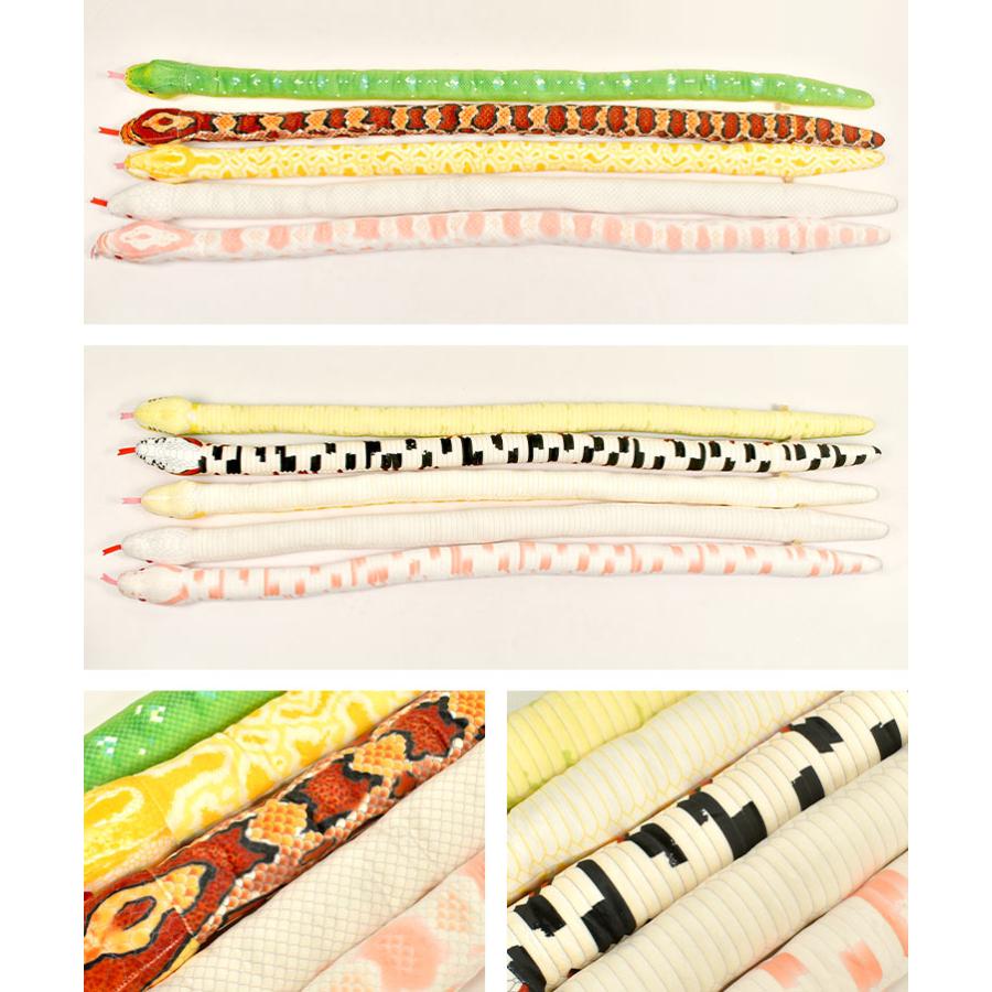 へび ぬいぐるみ 蛇 ネックピロー 大きい ビックリ おもしろ クッション シロヘビ グリーンパイソン ニシキヘビ 錦蛇 アルビノ コーンスネーク ペット | ブランド登録なし | 15