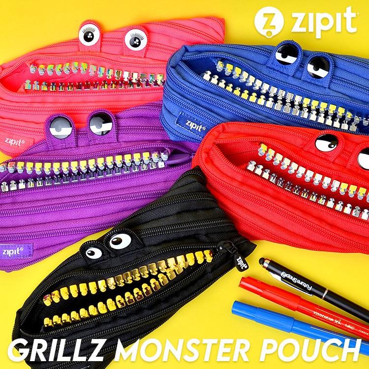 Zipit モンスターペンケース 筆箱 ジップイット 大容量 シンプル 可愛い ペンポーチ 高校生 中学生 女子 グリルズ Grillz 小学生 ギフト プレゼント Hauhau 通販 Paypayモール