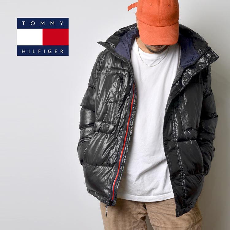 中綿ジャケット Tommy Hilfiger トミー ヒルフィガー ダウンジャケット ブランド メンズ 暖かい 防寒 300円 ロゴ アメカジ 150ap212 ポケット多数14 22a W新作送料無料 上着 冬服 軽量